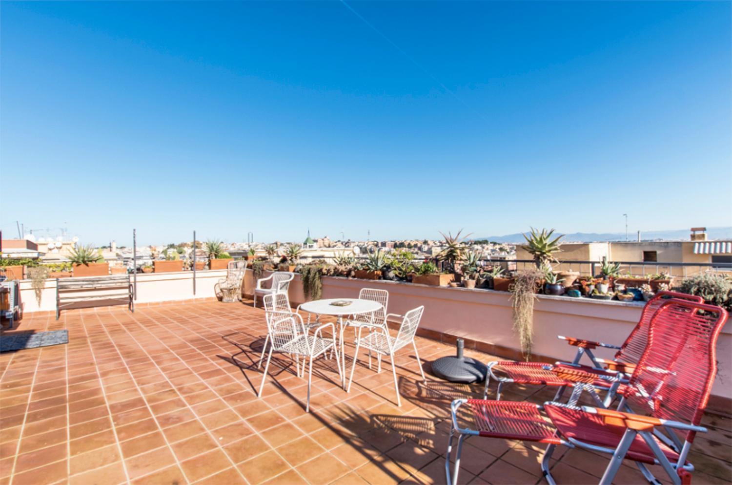 Rosa'S Terrace Roma Panoramic Penthouse Apartment Exterior photo